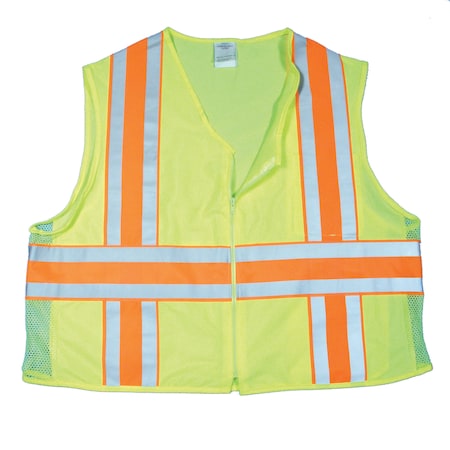 Mutual Industries High Visibility Polyester ANSI Class, PK2, 10 Inch Height, 10 Inch Width M16343-0-4