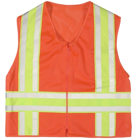 Mutual Industries High Visibility ANSI Class 2 Deluxe, PK2 X-L Class 2 2 PK M16343-45-4