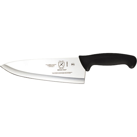 Mercer Cutlery Millennia Wide Chef, 8", Hollow Ground M18000