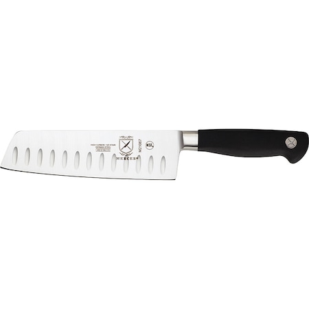 Mercer Cutlery Genesis Nakiri, Granton Edge, 7" M21067