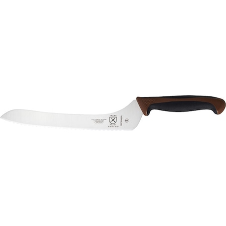Mercer Cutlery Millennia 9" Offset Bread Knife, Brown M23890BR