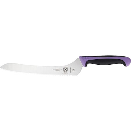 Mercer Cutlery Millennia 9" Offset Bread Knife, Purple M23890PU