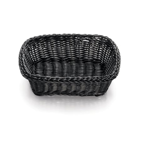 Tablecraft Ridal Rect Srv Bskt, Blk, 11.5"X8.5"X3.5 M2485