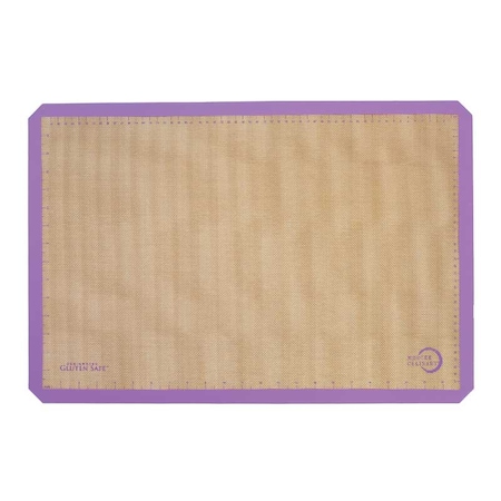 Mercer Cutlery Silicone Bake Mat, 11-7/8"x16-1/2", Purple M31093PU