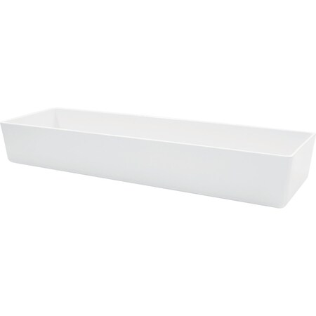 Tablecraft Strgt Bowl, Mel, Nsf, Wht, 20"X6"X3" M4017WH