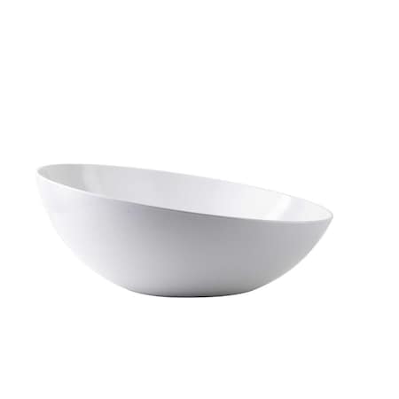 Tablecraft Sierra Melmn Rnd Lg Bowl, Mel, Nsf, 12.5" M4092WH