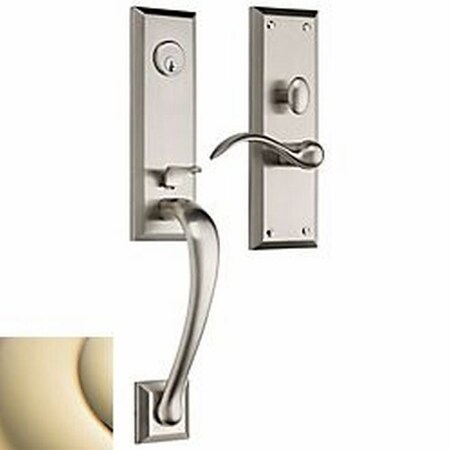 Baldwin Entry Handlesets Lifetime Brass M502.003.RENT