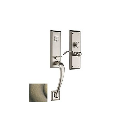 Baldwin Entry Handlesets Antique Brass M502.050.LENT