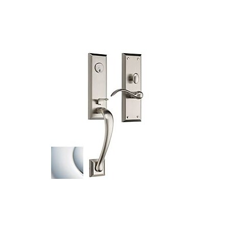 Baldwin Single Cylinder Handlesets Bright Chrome M502.260.LENT