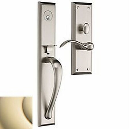 Baldwin Full Dummy Handlesets Lifetime Brass M504.003.LFD