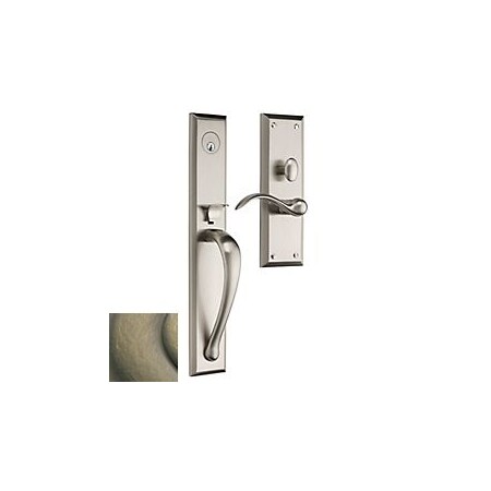 Baldwin Entry Handlesets Antique Brass M504.050.LENT