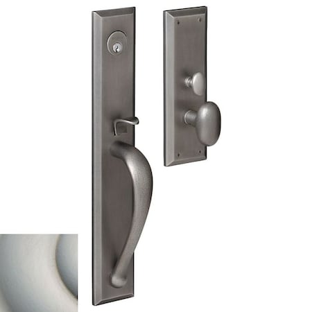 Baldwin Entry Handlesets Lifetime Satin Nickel M504.056.ENTR