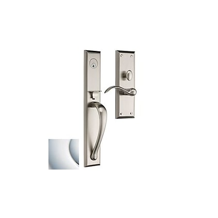 Baldwin Entry Handlesets Bright Chrome M504.260.LENT