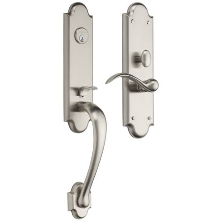 Baldwin Entry Handlesets Satin Nickel M512.150.RENT