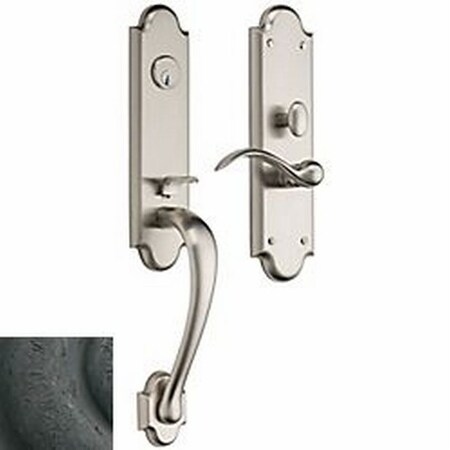 Baldwin Full Dummy Handlesets Distressed Oil Rubbed Bronze M512.402.LFD