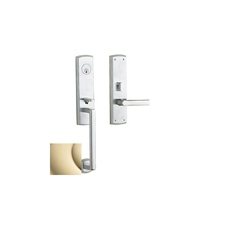 Baldwin Full Dummy Handlesets Lifetime Brass M516.003.RFD