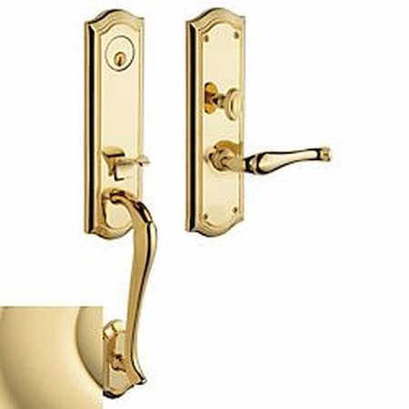 Baldwin Full Dummy Handlesets Unlacquered Brass M522.031.RFD