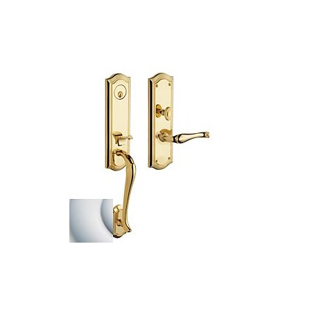 Baldwin Entry Handlesets Satin Chrome M522.264.LENT