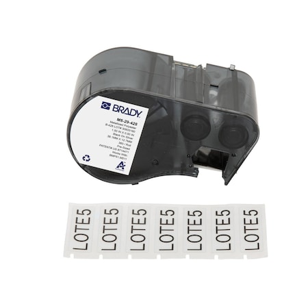 Brady Label/RibbonCartridge, Gray, 1-1/2inW M5-29-428