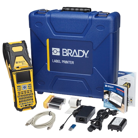 Brady Brady M610 2in Industrial Portable Label Printer with Bluetooth and Product and Wire ID Software and Accessories Kit M610-B-PWID