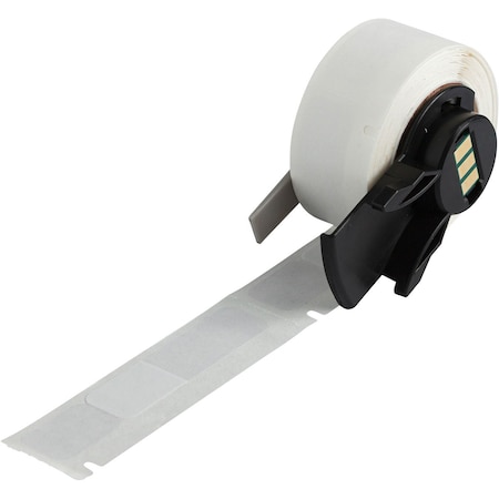 Brady Wraparound Label, White, Vinyl, 1/2 in W M6-206-427-RO