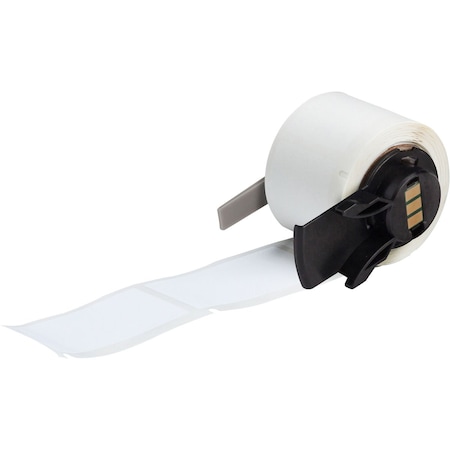 Brady Pre-Cut Label Stock Roll, White, Gloss M6-196-8591