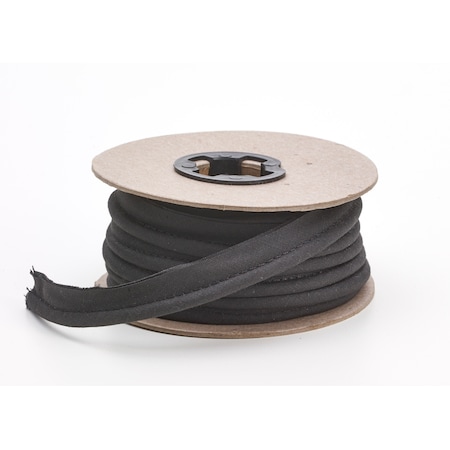 Pearl Broadcloth Cord Piping, 1/2 In Wide, 25 Yds, Black (2Pk) M62-050-9999-25