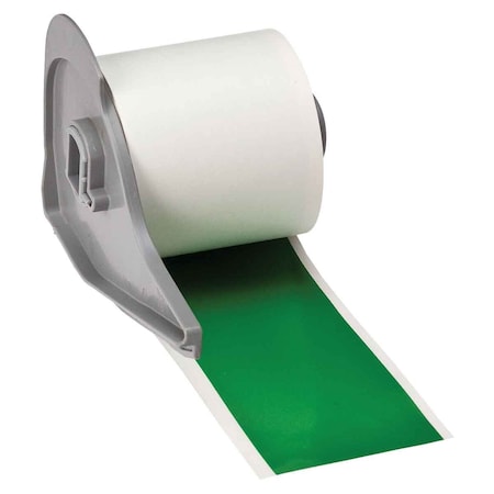 Brady ContinuousLabelStock, Green, Gloss, 2inW M7C-2000-569-GN