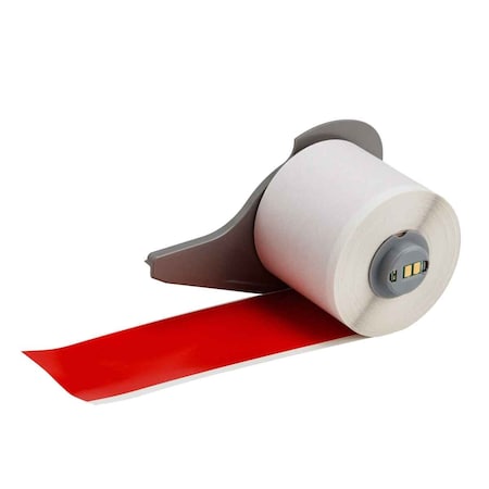 Brady ContinuousLabelStock, Red, Gloss, 2inW M7C-2000-569-RD