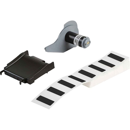 Brady Pre-Cut Label Stock Roll, Black, Gloss M7-172-593-BK