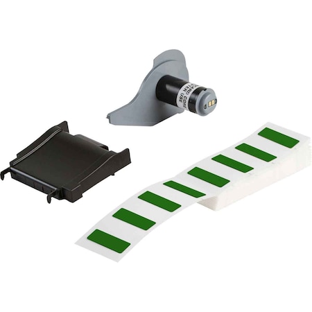 Brady Pre-Cut Label Stock Roll, Green, Gloss M7-172-593-GN