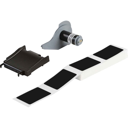 Brady Pre-Cut Label Stock Roll, Black, Gloss M7-190-593-BK