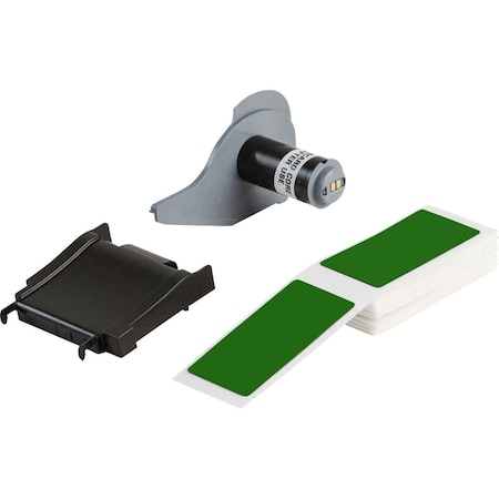 Brady Pre-Cut Label Stock Roll, Green, Gloss M7-191-593-GN