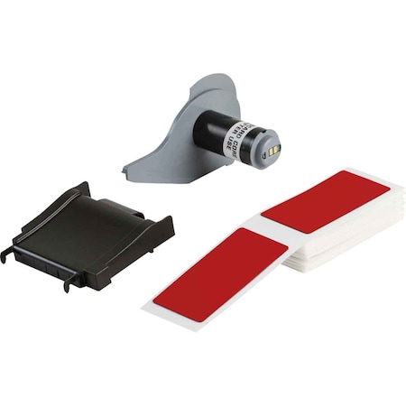 Brady Pre-Cut Label Stock Roll, Red, Gloss M7-191-593-RD