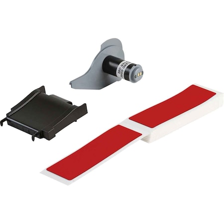 Brady Pre-Cut Label Stock Roll, Red, Gloss M7-192-593-RD