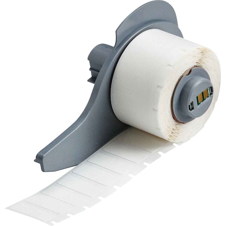 Brady Wraparound Label, White, Vinyl, 3/8 in W M7-16-498