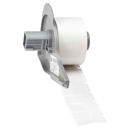 Brady Wraparound Label, White, Vinyl, 1/2 in W M7-17-427