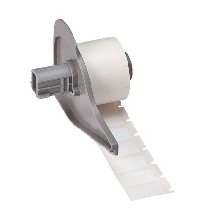 Brady Pre-Cut Label Stock Roll, White, Matte M7-17-489