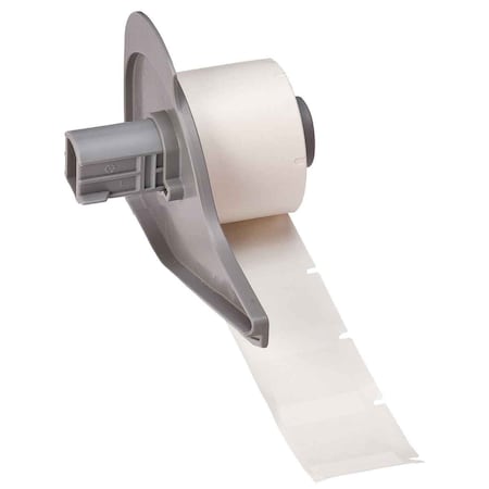 Brady Wraparound Label, White, Nylon, 1 in W M7-19-499