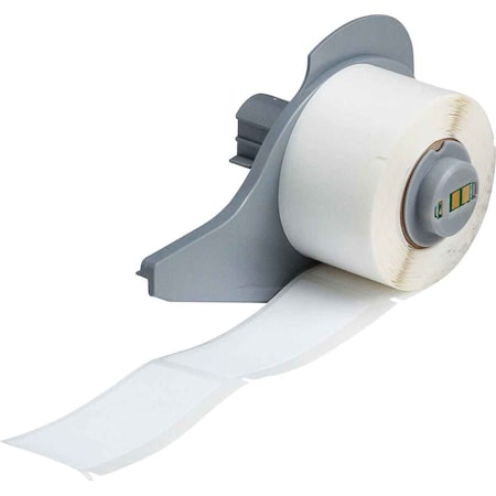 Brady Wraparound Label, White, Nylon, 1 in W M7-21-499