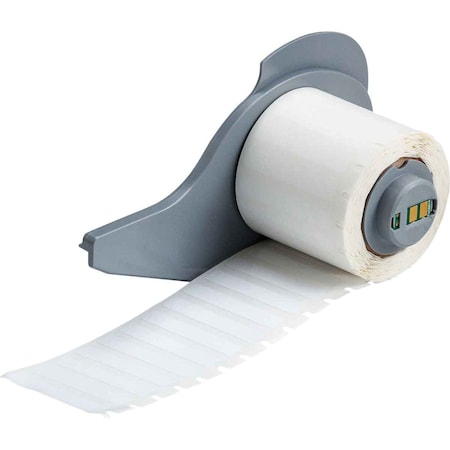 Brady Pre-Cut Label Stock Roll, White, Gloss M7-28-423