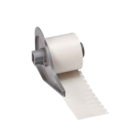 Brady Wraparound Label, White, Vinyl, 1/4 in W M7-28-427