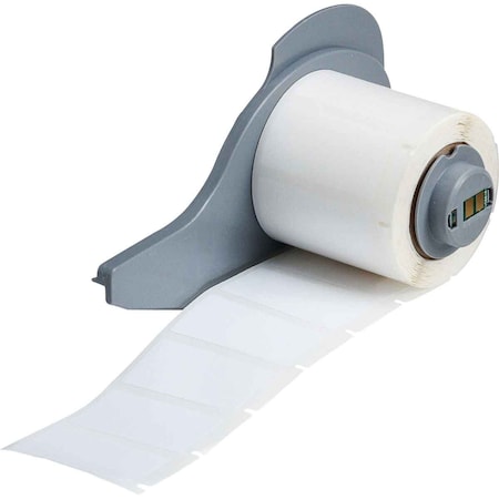 Brady Pre-Cut Label Stock Roll, White, Gloss M7-30-422