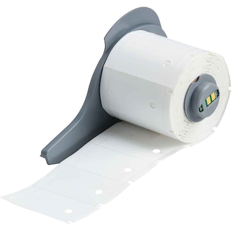Brady TagLabel, White, Polyethylene, 1-3/4inW M7-36-109