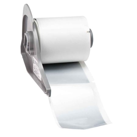 Brady Pre-Cut Label Stock Roll, Silver, Gloss M7-37-362