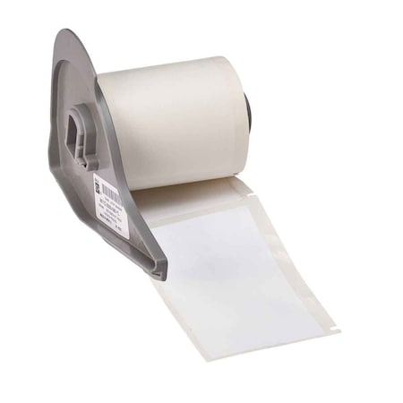 Brady Pre-Cut Label Stock Roll, White, Gloss M7-37-422