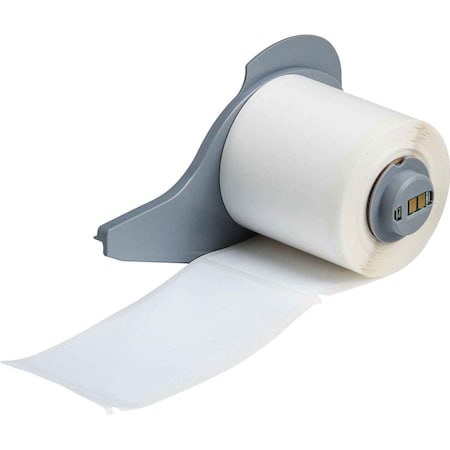 Brady Pre-Cut Label Stock Roll, White, Gloss M7-38-483