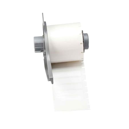 Brady Pre-Cut Label Stock Roll, White, Gloss M7-45-422