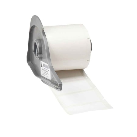 Brady WraparoundLabel, White, Nylon, 1-29/32inW M7-78-499