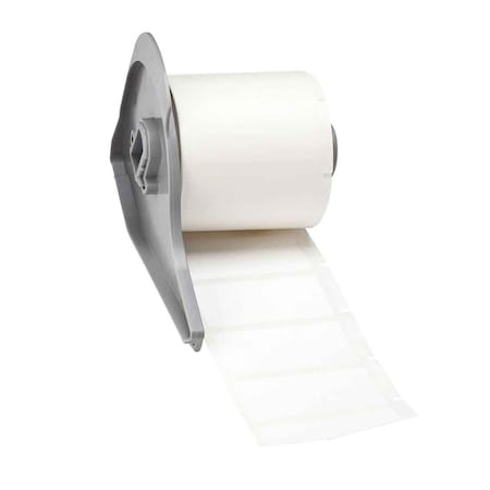 Brady Pre-Cut Label Stock Roll, White, Matte M7-81-488